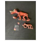 Walt Disney 1930's Red Pluto toy.... Walt Disney 1930's Red Pluto toy....