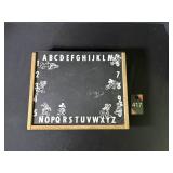 Vintage Chalk Board Box