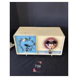 1960 Mickey Mouse Radio No Faceplate on Clock 1960 Mickey Mouse Radio No Faceplate on Clock