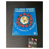 Vintage 77th Annual Pasadena Tournament of Roses Vintage 77th Annual Pasadena Tournament of Roses