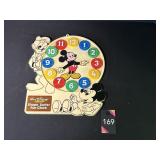 Walt Disney Shape Sorter Fun Clock