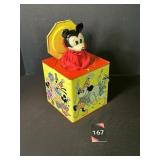Vintage Mickey Mouse Jack -in- The Box Vintage Mickey Mouse Jack -in- The Box