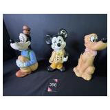 3 Disney Ceramic Characters 9H 3 Disney Ceramic Characters 9H