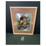 Vintage Framed 80s Disney Minnie Mouse Cowgirl ...