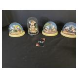 Vintage Snow Globes - No Water Vintage Snow Globes - No Water