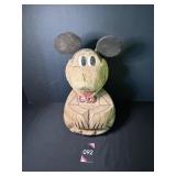 Mickey Carved from Coconut