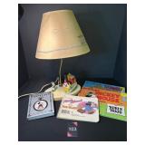 Disney Lamp & Books