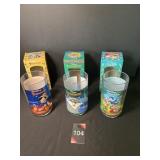 Disney Pinnochio, Pocahontas & Snow White Glasses Disney Pinnochio, Pocahontas & Snow White Glasses