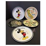 Metal Walt Disney Serving Trays