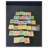 Large Wood Walt Disney Blocks Large Wood Walt Disney Blocks