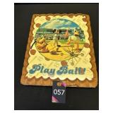 Play Ball Decoupage Disney Clock