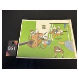 Vintage Donald, Daisy, & Nephews 9'x7' Print Vintage Donald, Daisy, & Nephews 9'x7' Print