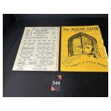 The Mouse Club & Elite Theatre Calendar