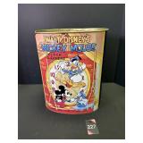 Walt Disneys Mickey Mouse Clock Cleaners Waste Can Walt Disneys Mickey Mouse Clock Cleaners Waste Can