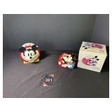 Vintage Mickey Mouse T-Brush Holder & Soap Dish