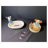 Vintage T-Brush Holder & Soap Dish Vintage T-Brush Holder & Soap Dish