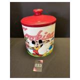 Cheinco Housewares Disney Cookie Tin plastic Lid Cheinco Housewares Disney Cookie Tin plastic Lid
