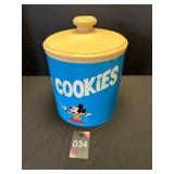 Cheinco Housewares Disney Cookie Tin plastic Lid Cheinco Housewares Disney Cookie Tin plastic Lid