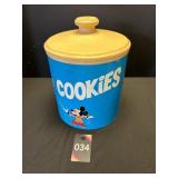 Cheinco Housewares Disney Cookie Tin plastic Lid