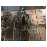 Wood Block And Tackle