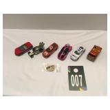 MatchBox Cars with Covers and #7 Citgo Racing Pin