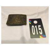 Bronze Tone Cow Belt Buckle