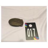 Bronze Tone Coca Cola Belt Buckle