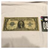 1923 One Dollar Silver Certificate