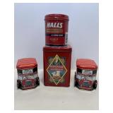 Vtg Advertising tins