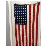 Vtg 48 Start American flad 30"W x 58"H