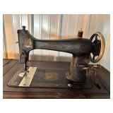 Antique Domestic machines treadle sewing machine..
