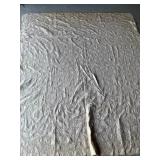 Vtg Quilt 88" x 76" (stained)