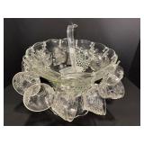 Anchor Hocking 27pc punch bowl set