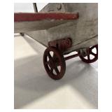 Vtg Toy biplane 18"W x 21" H