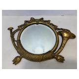 Vtg Brass mirror