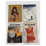 Vtg Playboy magazine Feb, April, May, Nov 1969