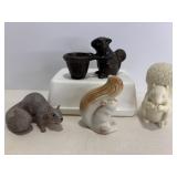 Dept 56 Squirrel (easter 2001), Cast squirrel &...