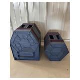 (2) Roly kit storage containers with beads & ..