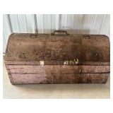 Vtg wood tool box