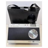 Ross transistor radio with case