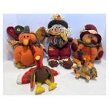 Thanksgiving & fall plush decor