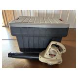 Ryobi blower & storage container