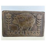 Vtg Bacon press