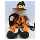 vtg witch kid pumkin that lights up