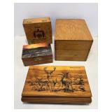 Vtg Cigar boxes