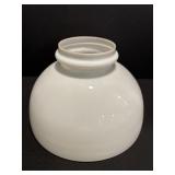 Vtg glass lamp shade - top opening 3.75" dia...