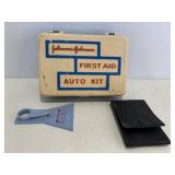 Johnson & Johnson first aide auto kit & misc