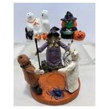 Halloween candle holder & ghost & witch candles