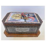 Halloween- Themed hinged tin box