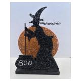 Halloween silhouette candle holder...